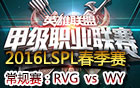 2016LSPL春季赛第四周：RVG vs WY 视频回顾