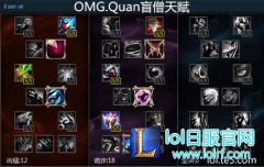 淘宝权盲僧打野天赋 淘宝权瞎子符文