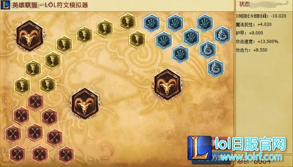 英雄联盟改版后的慎天赋符文技能加点图