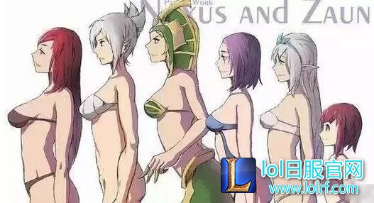 lol女英雄罩杯排行榜 要不要来撸一发