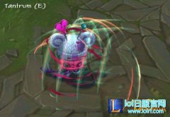 LOL阿木木缝合玩偶皮肤技能特效实战演示视频,日服lol