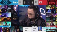 EDG二比一有惊无险战胜SS,lol日服