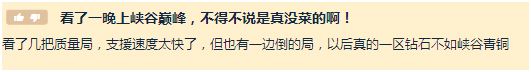 峡谷之巅初见成效!高玩一致好评