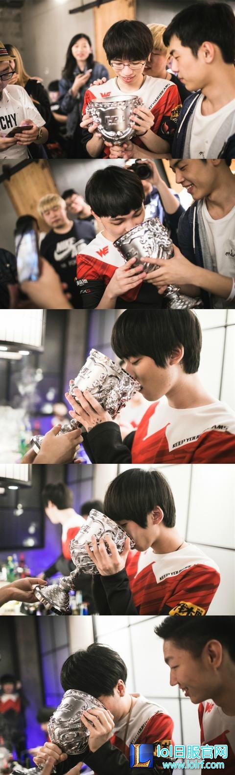LPL电竞穷队WE夺冠后彩蛋 只要奖金忘拿奖杯