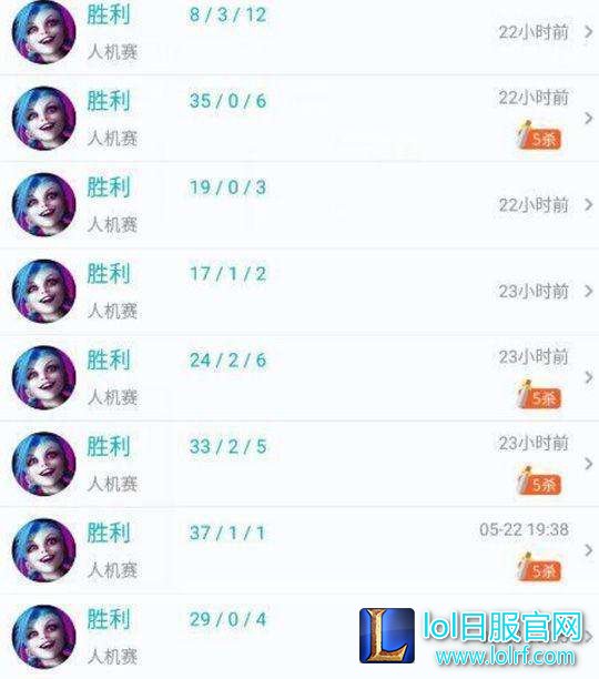 国服第一毅力帝？妹子两年LOL只玩一个英雄