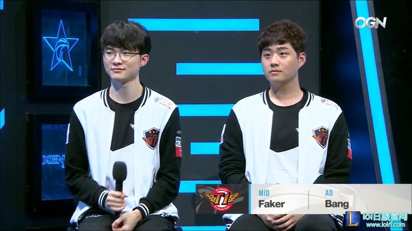 Faker与Bang：KT战会为了2:0好好准备