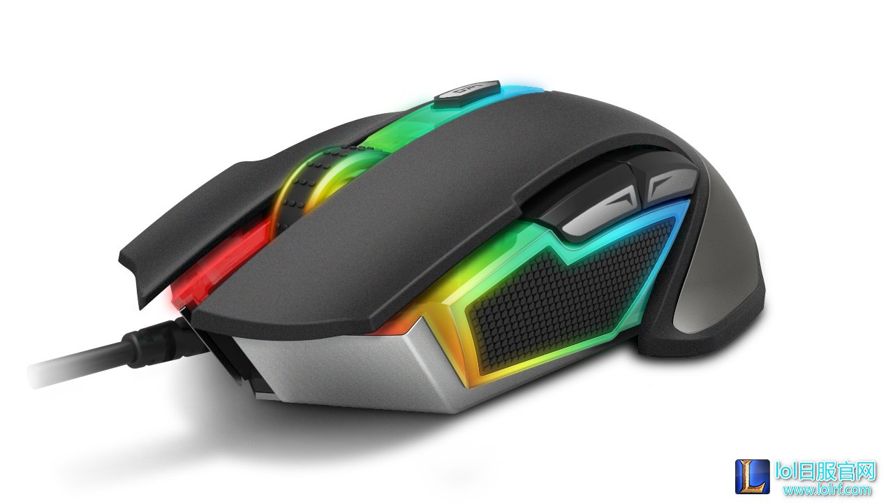 手感怪兽 雷柏V302幻彩RGB电竞游戏鼠标上市