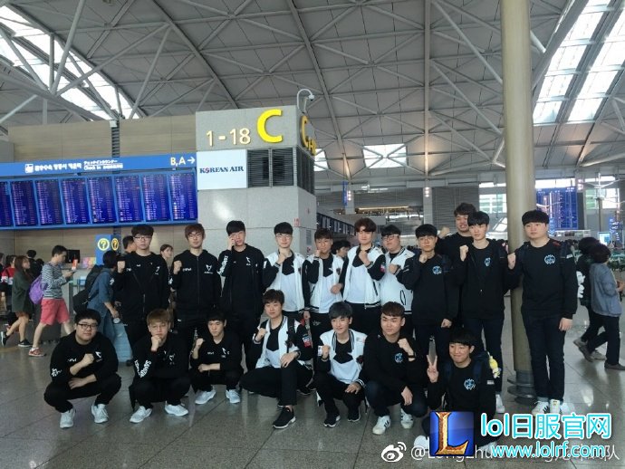 目标拿夺冠 LCK集体出发前往世界赛